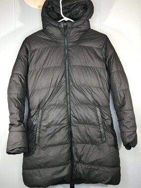 Patagonia Frozen Range Parka Hooded Insulated Puffer Jacket Down Black 700 sz Sm